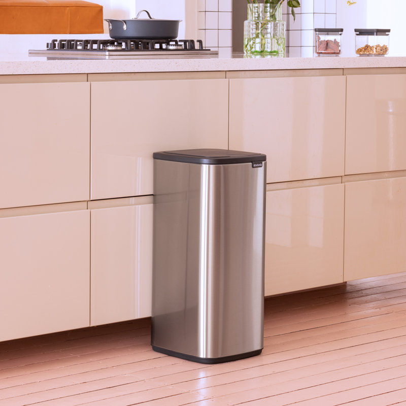 Brabantia Bo Touch Bin 30 Litre, Matt Steel Fingerprint Proof