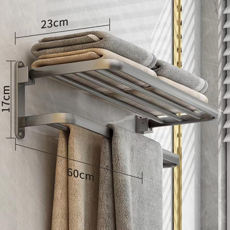 Rubenia 60 cm L Aluminium 2 - Bar Towel Rack