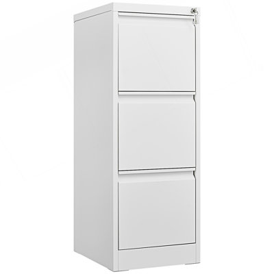 3 Drawer File Cabinet With Lock, Vertical File Cabinet, Office Organizer, Entryway Cabinet