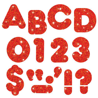 Lettres décontractées & numéros