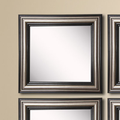 Ukiah Solid Wood Flat Wall Mirror