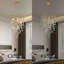 Lustre moderne en cristal 6 lumières-298148680