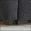 Canapé modulaire de 110 po en forme de L avec siège très grand, conception en ligne, repose-pieds mobile, mousse haute densité, combinaison libre, structure en métal et en bois robuste, tissu bouclé,-397336358