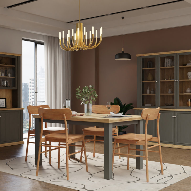 Dining Table, Grey/Brown