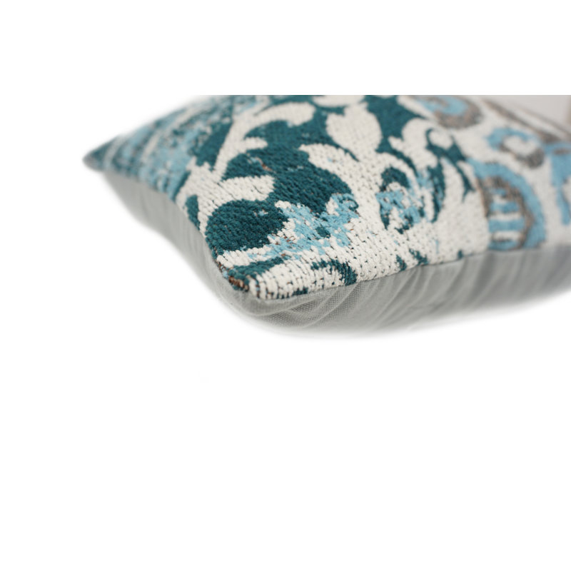 Coussin décoratif en coton, Bleu