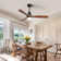 Kemp 52" 3 - Blade LED Modern Classic Ceiling Fan with Remote Control and Light Kit Included