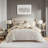 Luxury 10 Piece King Bedding Sets, Polyester Jacquard For Modern Home