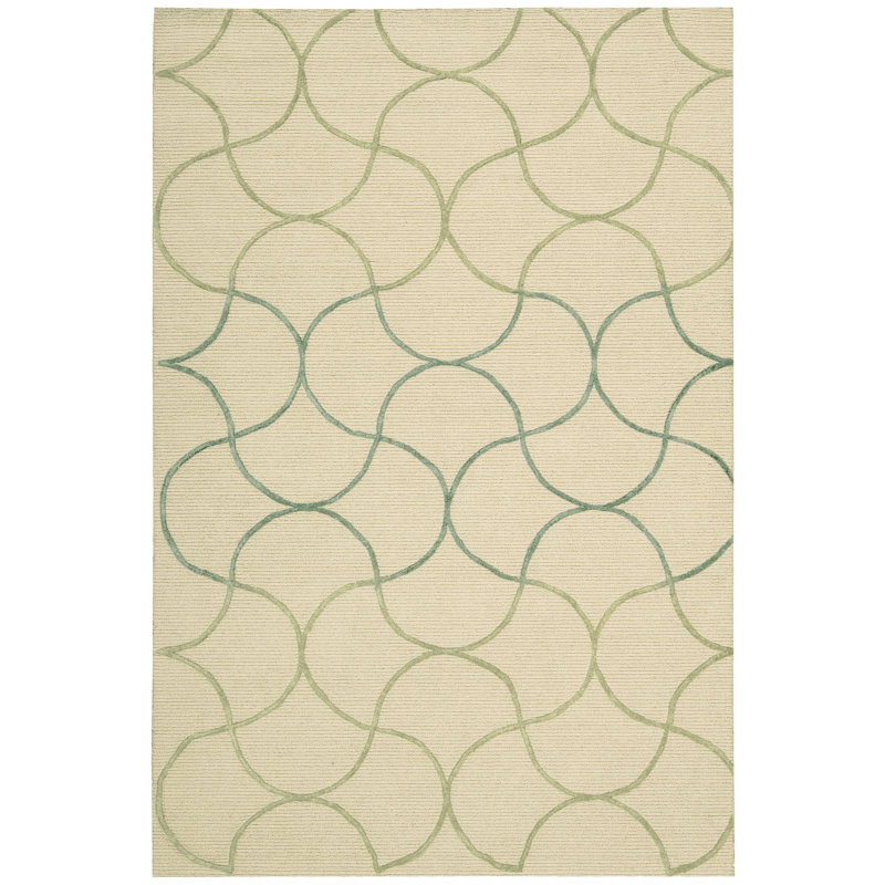 Ifran Beige Contemporary Rug, 8' x 10'