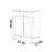 Modern simple storage shoe cabinet