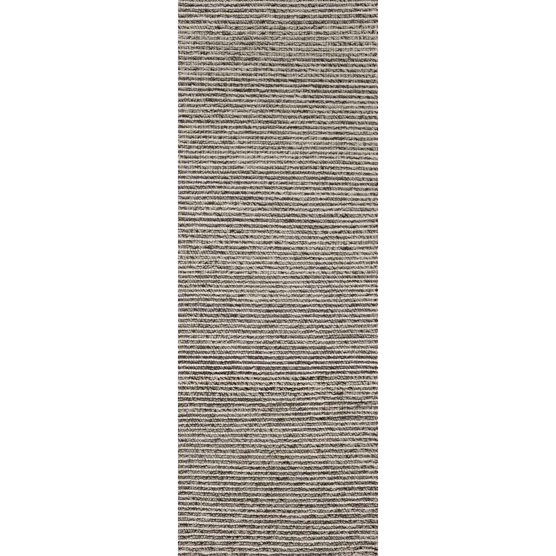 Textures Wool Striped Area Rug, Runner 3' x 9'