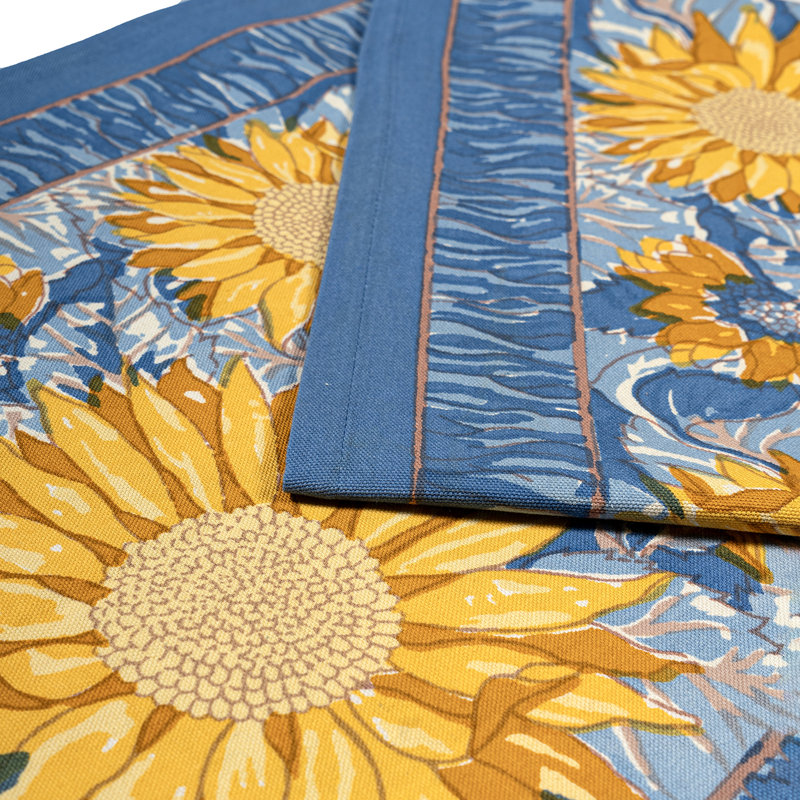Nicholes Table Runner, 90" W x 16" L, Blue
