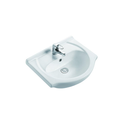 Capri en céramique blanc de 18 po Capri