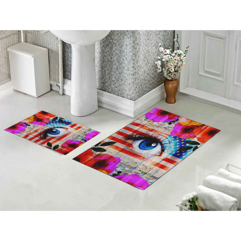 Ensemble de tapis de bain 2 pièces Dinita