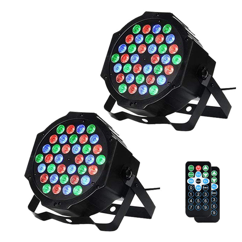 Stage Lighting 2Pack, 36LED Dj Par Lights
