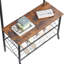 3-In-1 Hall Trees with Bench, Coat Rack with 2 Tier Shoe Rack, Hall Trees with 5 Portable Hooks, Metal Frame for Entryway, Living Room