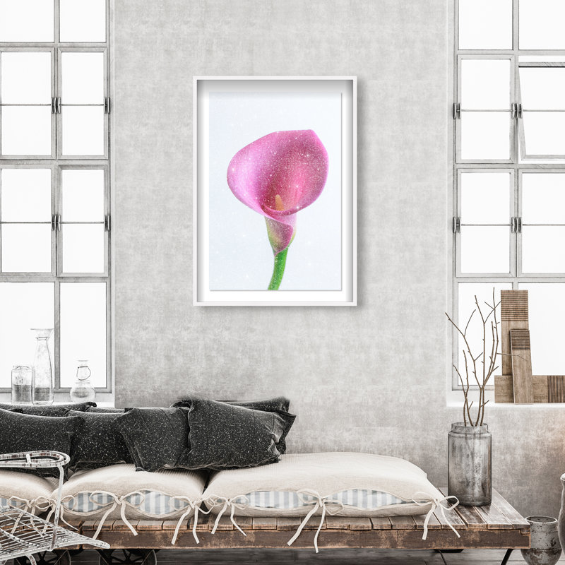 Pink Luminescence I Framed Graphic Art, 55.5"H x 37.5"W, White Shadowbox