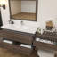 Meuble-lavabo mural 84 po avec évier en acrylique renforcé Aliki-917382968