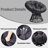 Wicker Swivel Accent Chair With Cushion-546986107