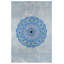 Tapis en coton et polyester à imprimé numérique Mandala-1129091221