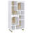 Pine 65-inch 8-shelf Bookcase