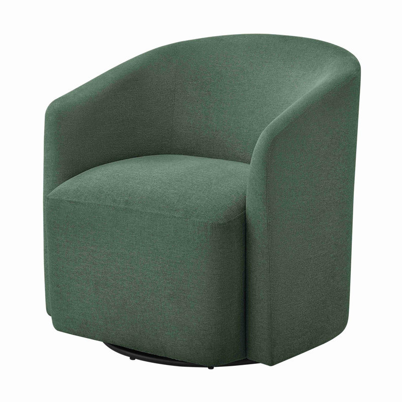 Fauteuil demi-tonneau pivotant 360, Vert