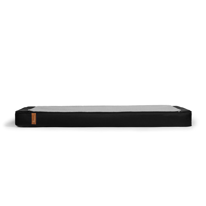 Polyester Pet Bed, 8cm H x 100cm W x 67cm D, Black/Gray
