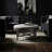 Olympia Round Wooden Ottoman 33.5"