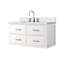 36 po X P 22 po D Meuble-lavabo simple avec plateau en marbre de culture, tiroirs et robinet-2133094647