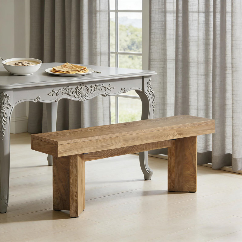 Banc de salle à manger (banc inclus seulement), Brun rustique