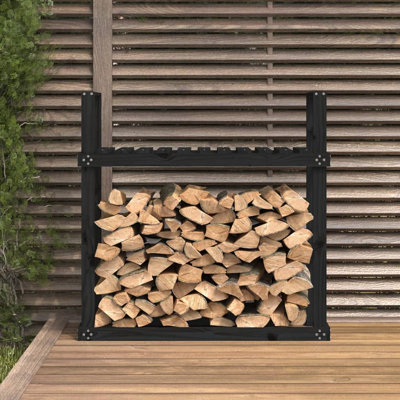 Firewood Rack 110x35x108.5 cm Solid Wood Pine