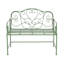 Banc de jardin extérieur Sunnydaze - vert-559439984