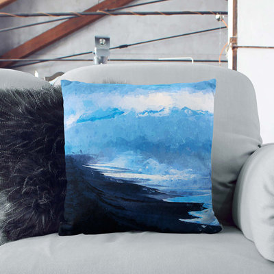 Mountain Beach Cushion with Filling