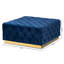 90cm Wide Velvet Tufted Square Solid Colour Cocktail Ottoman-1112306411