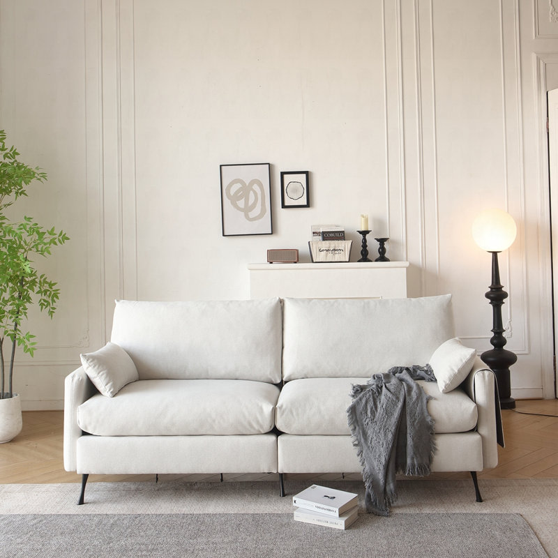 Canapé 3 places Modern Couches, Blanc