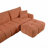 110" Modular Sectional Sofa, L Shape With Extra-Large Seat, Pull-Line Design, Movable Ottoman, High Density Foam, Free Combination, Sturdy Metal&Wood Frame, Boucle Fabric-307126535