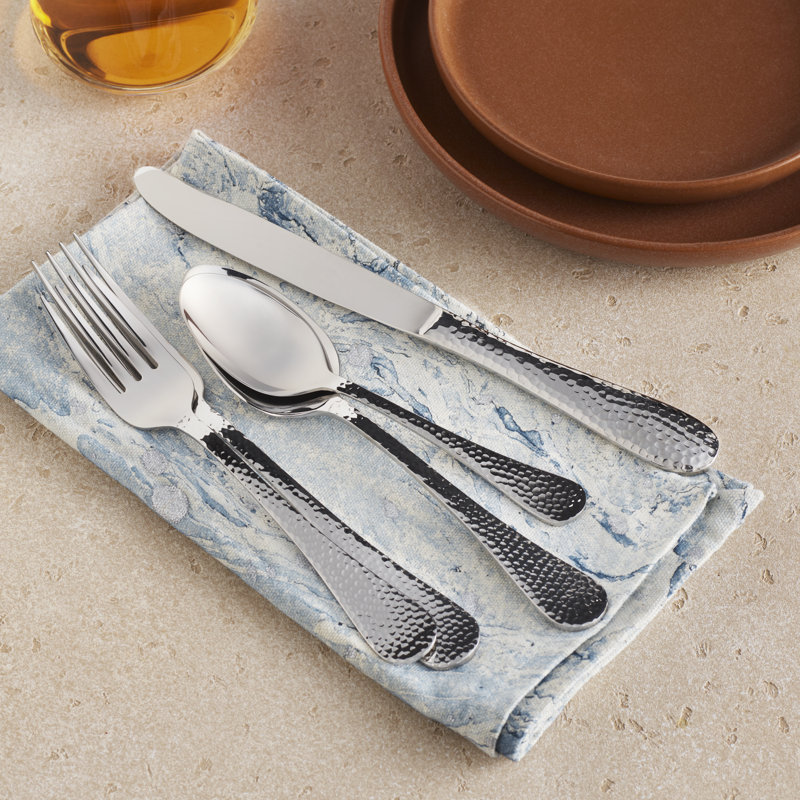 Wallace Brooklyn 20-Piece Stainless Steel Flatware Set, Service for 4
