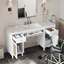Meuble-lavabo de salle de bain avec lavabo, armoire de rangement avec tiroirs à fermeture en douceur-848974866