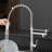 Stainless Steel Kitchen Faucet With Pull Down, Brushed Nickel, Sanitary Surface Finish Tap, Down , Advanced Design