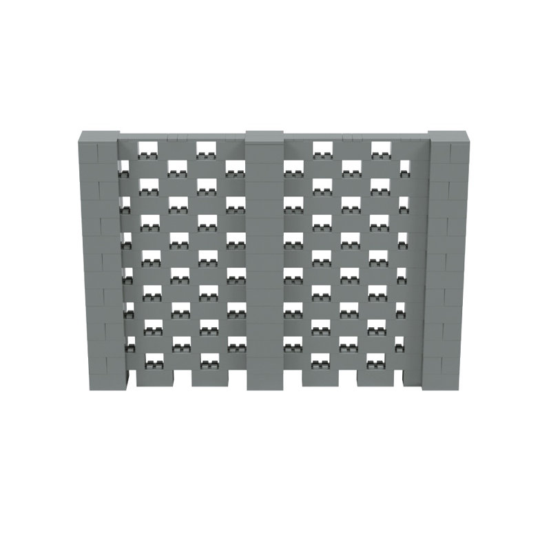 Ensemble mural Everblock, Noir, H 72 po x l 120 po x P 12 po
