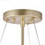 Lustre moderne en verre grainé 28 lumières Daisy