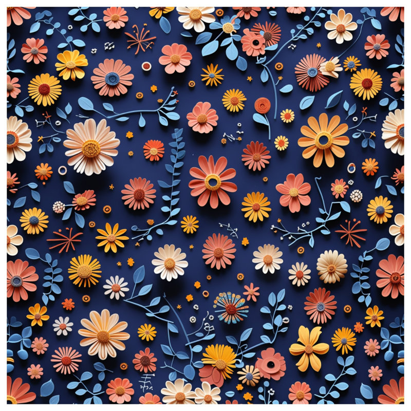 Rideau de douche Floral - Boho, 70 po L x 84 po H