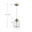 Luminaire suspendu cylindrique à 1 lumière Gronroos-93252669