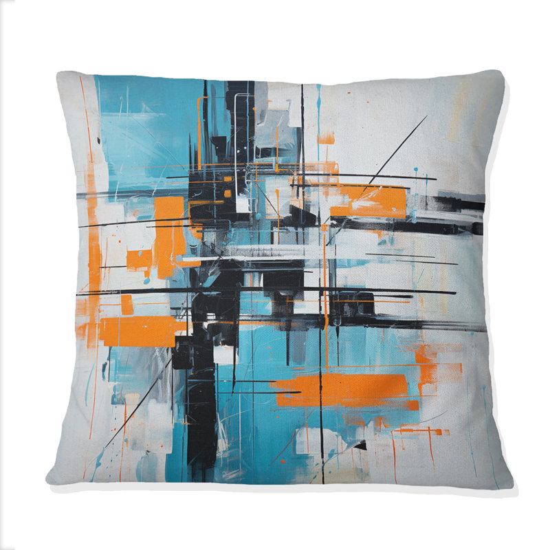 Coussin Ephemeral Patience Minimal Abstract I - Abstract
