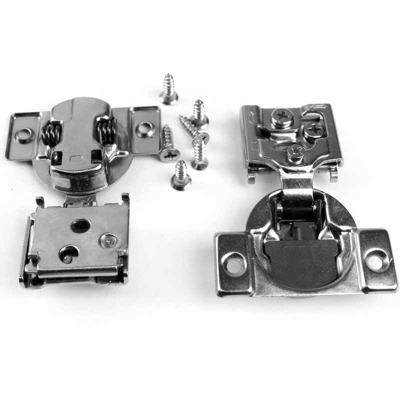 1/2 Overlay 50 Pack 105 Degree Soft Close Face Frame Concealed Hinges