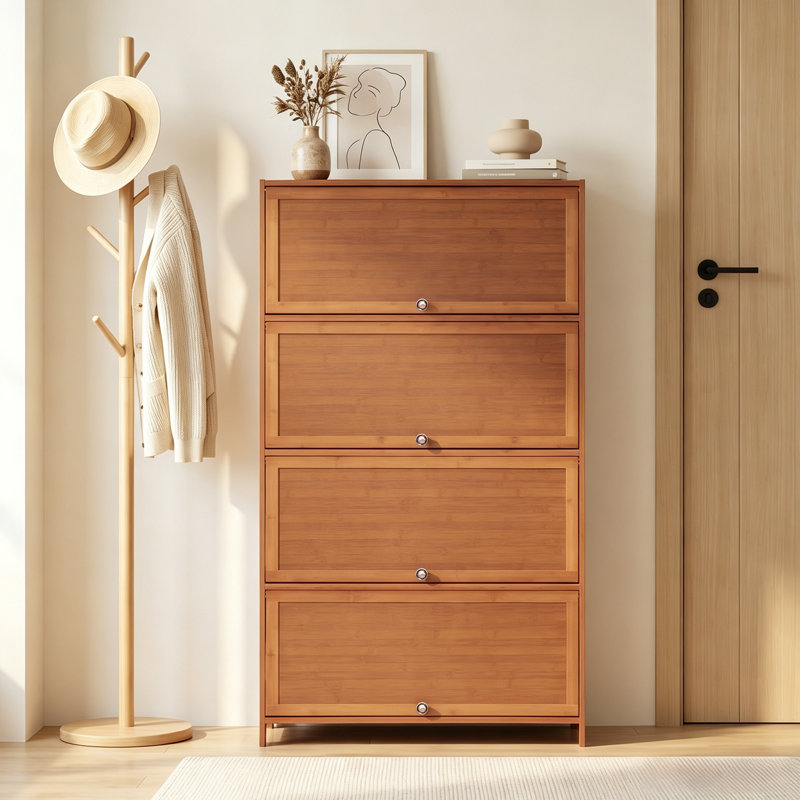 Armoire de rangement pour chaussures 8 niveaux et 36 paires