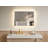 Bathroom Mirror with Led Lights, Anti-Fog, Wall Mounted, Dimmable, Horizontal/Vertical-1928911519