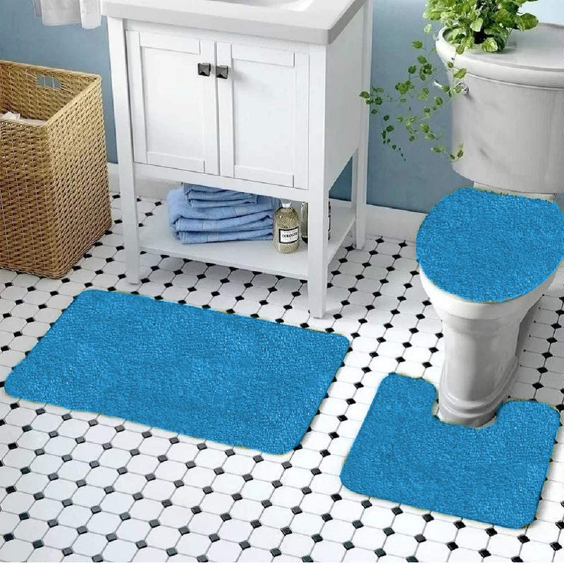 Ensemble de tapis de bain Mckeel, Turquoise