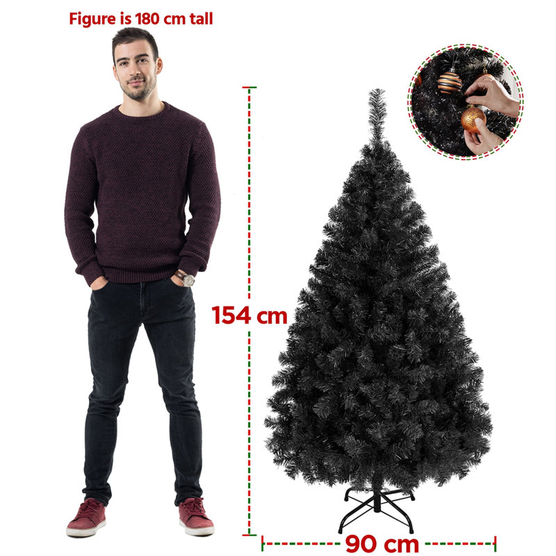 Artificial Spruce Christmas Tree, 5'