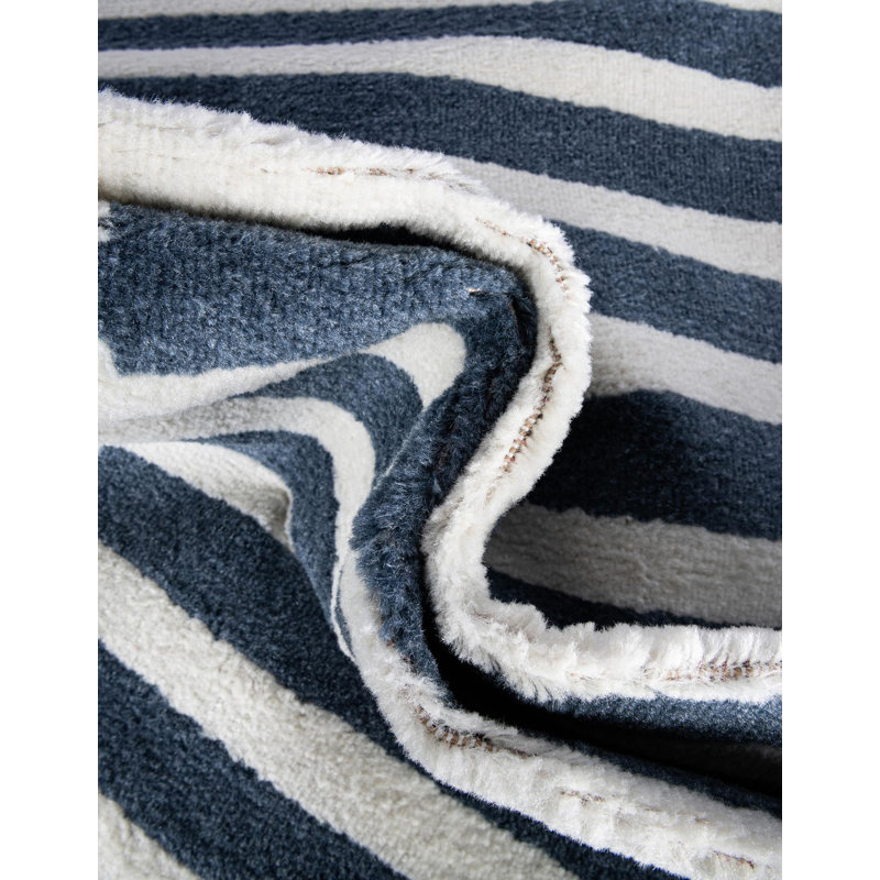 Ivy Bronx Namsen Nathanyl Rug Blue, Runner 2' x 8'