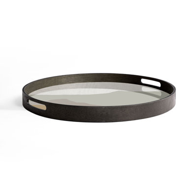 Wabi Sabi Round Abstract Decorative Tray